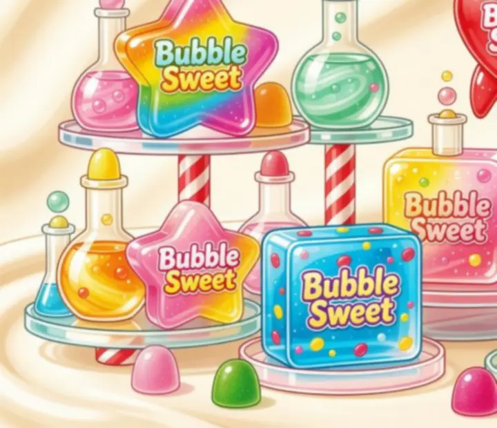Sélection de boosters colorés de Bubble Sweet - Bubble Shooter